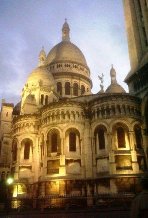 "At the back of Sacre Coeur"